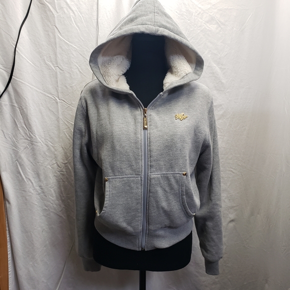 Apple Bottoms Cream Faux Fur Jacket - Picture 1 of 9
